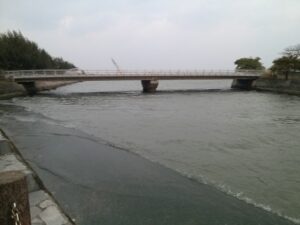 コチが釣りたくて安謝川河口 (2)